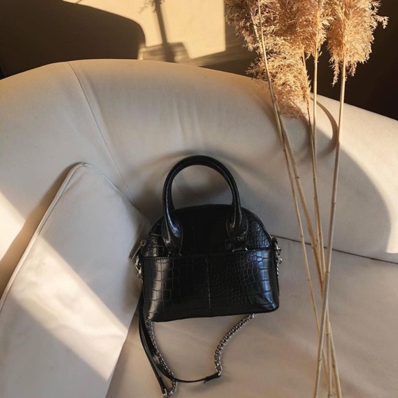 Zara embossed mini bowling bag - Picture 10 of 11